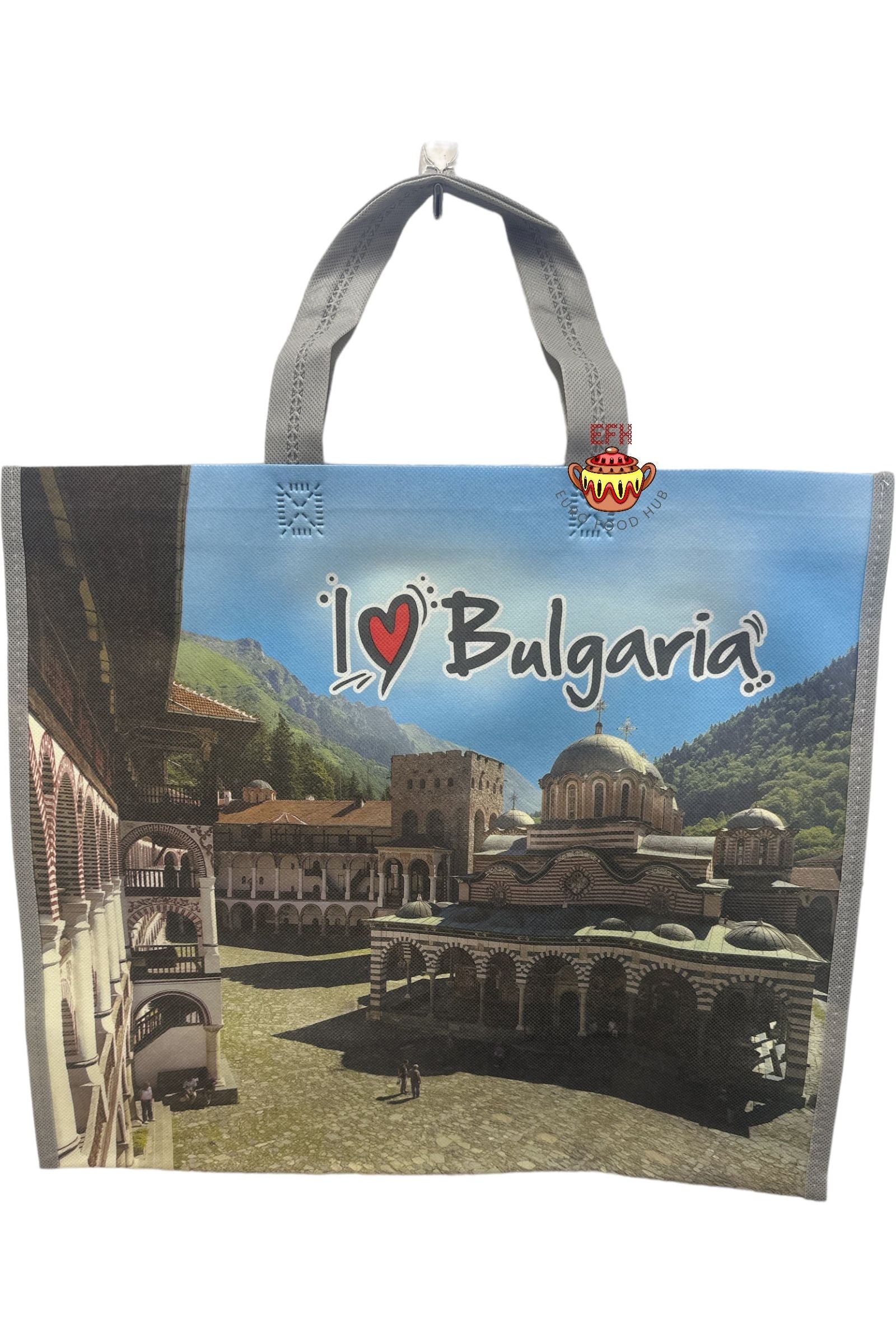 I Love Bulgaria Reusable Shopping Bag - Rila Monastery