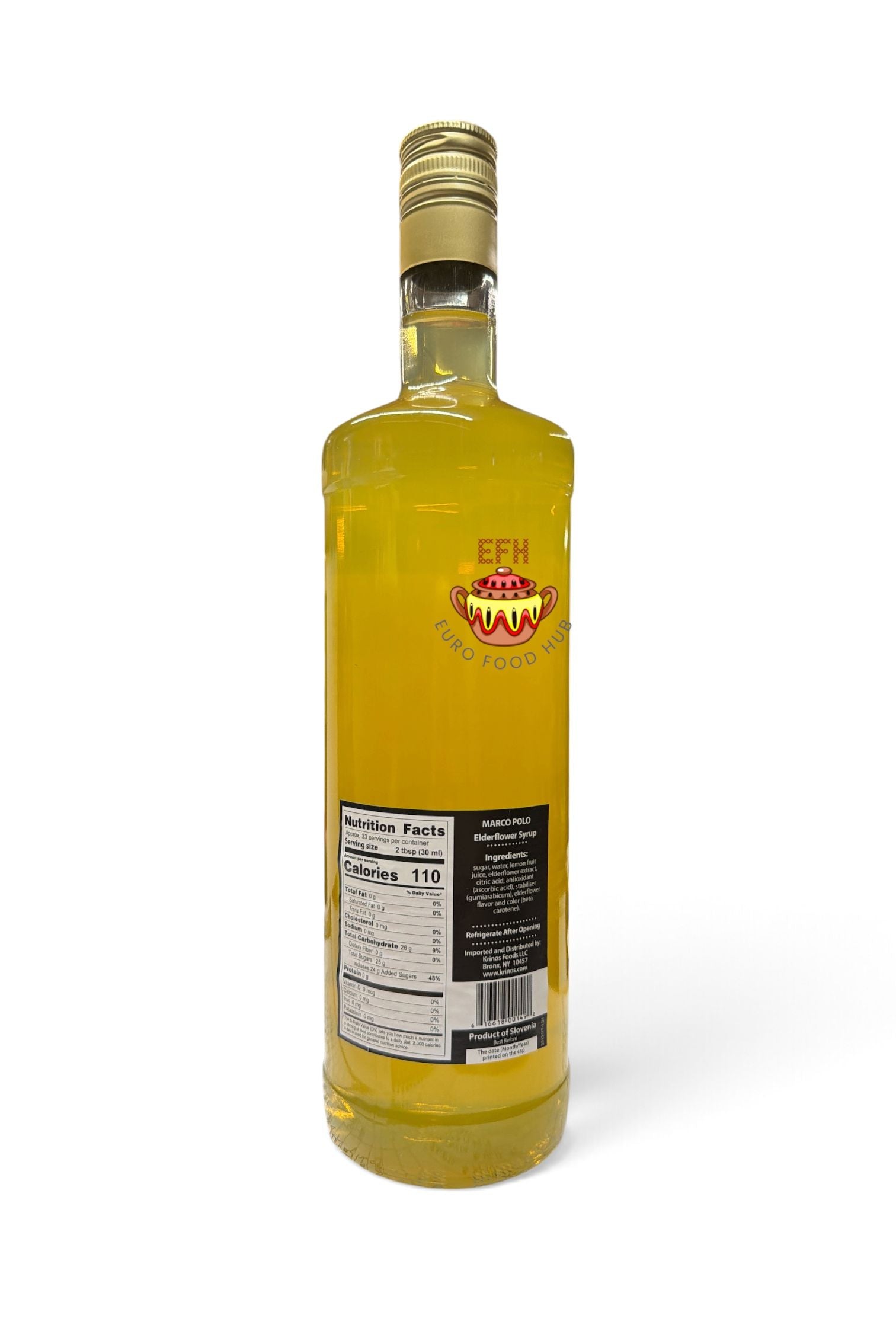 Marco Polo - ELDERFLOWER SYRUP with Lemon - Сироп от Бъз / Sirop de Soc