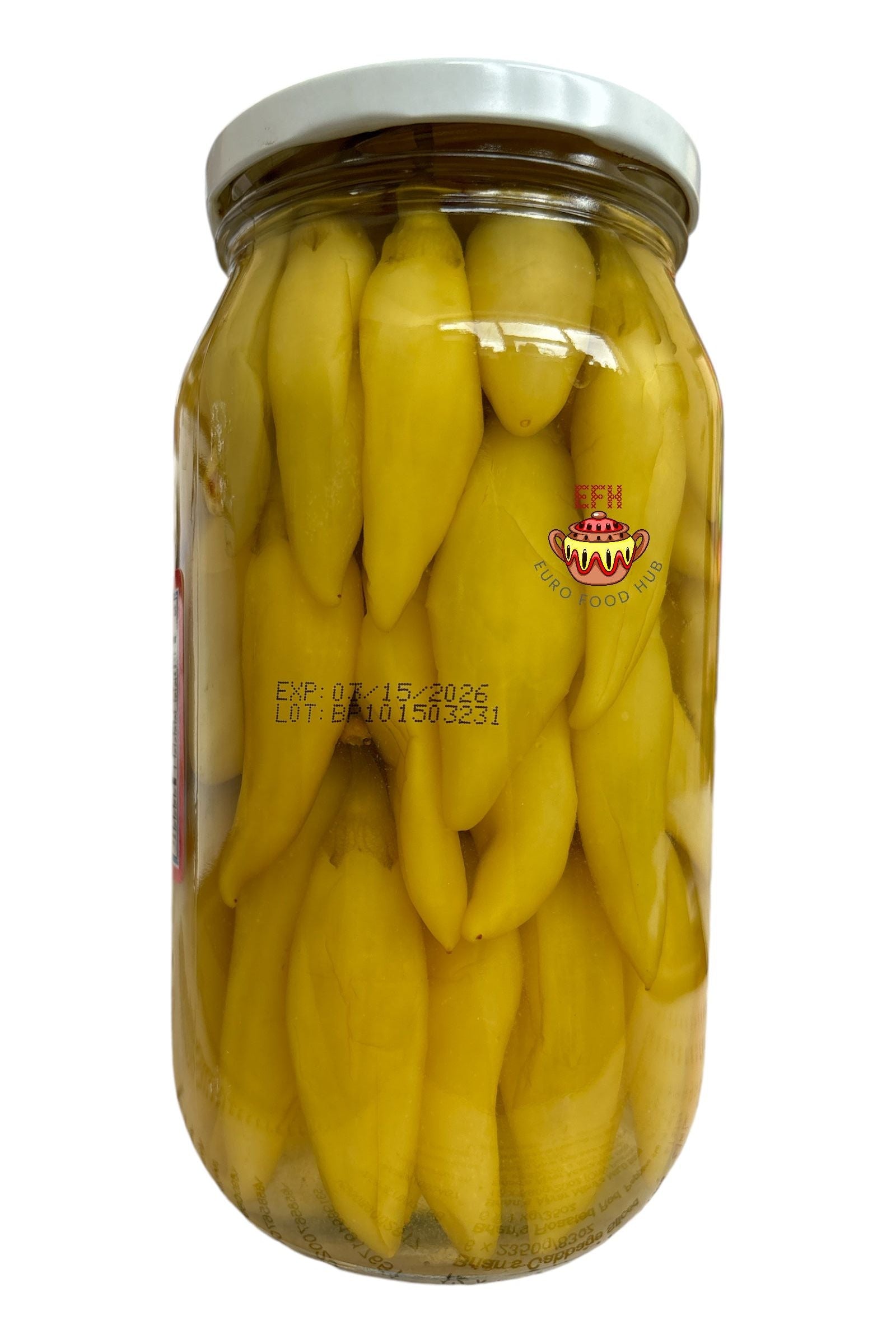 Brian's Yellow Fefferoni - Mild or Hot - 1000g