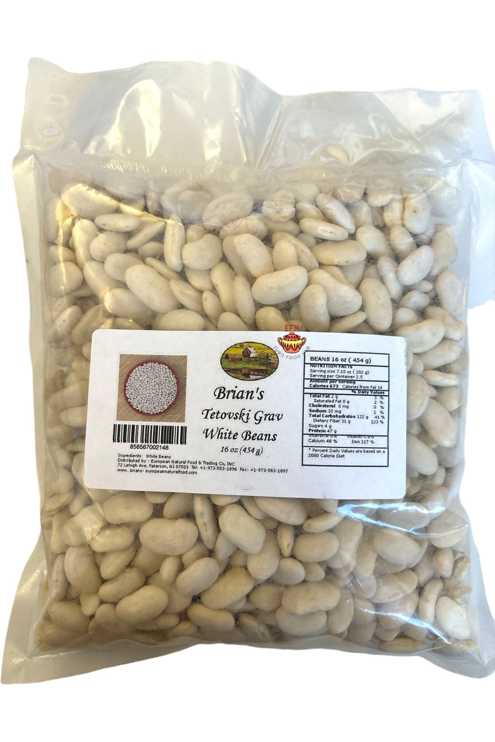 Brian's White Beans - Tetovski Grav - 16oz