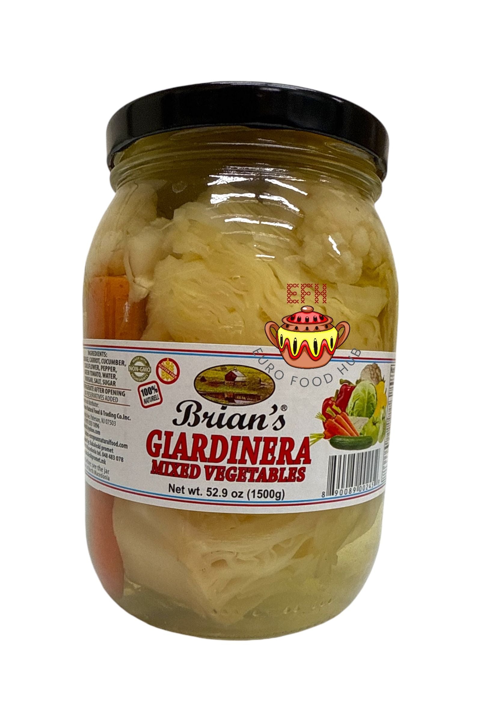 Brian’s GIARDINERA - Mixed Pickle Salad - 1500g