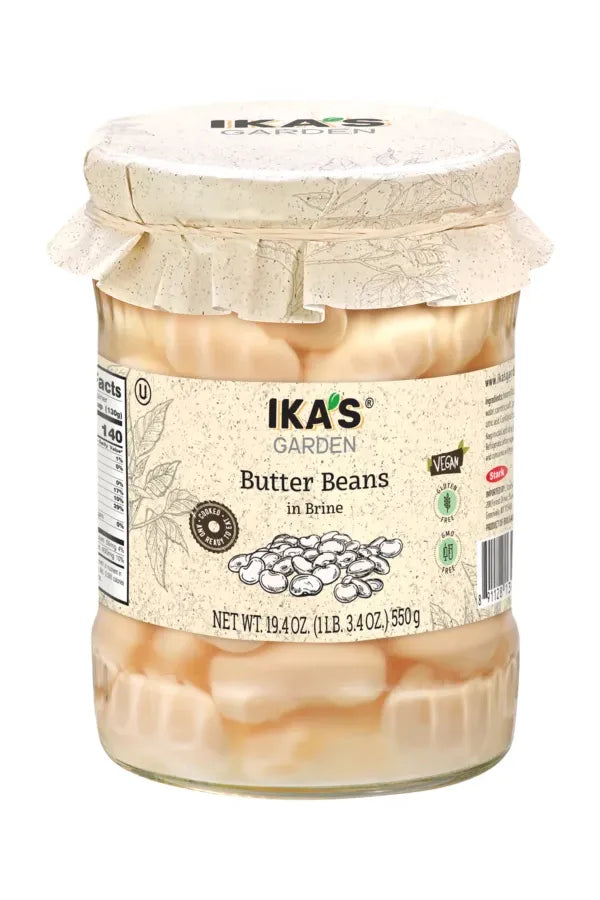 IKA's Garden - BUTTER BEANS in Brine - 550g