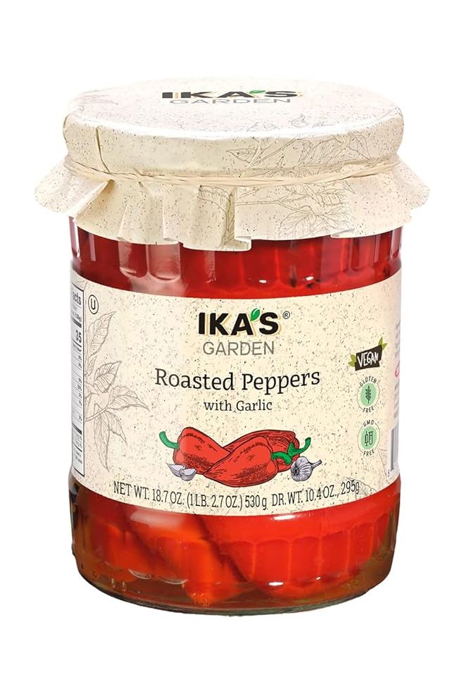 IKA's Garden - Roasted Red Peppers with Garlic - 530g