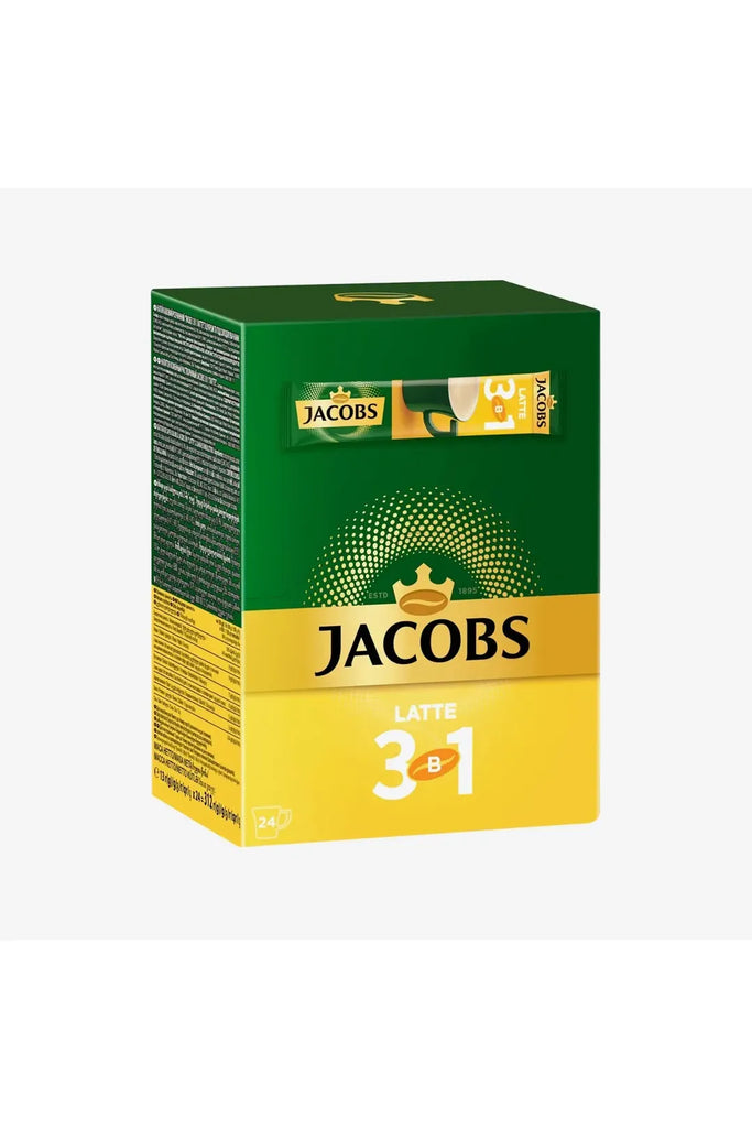 Jacobs 3in1 Instant Coffee Single Servings With Brown Sugar Fresh Stock Bulk Quantity (72 Sachets, Jacobs 3in1 Original