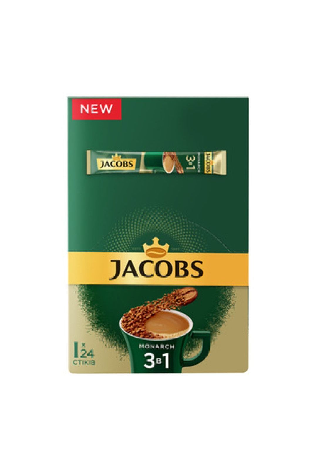 Jacobs Instant 3 in 1 Coffee - MOARCH - Box of 24