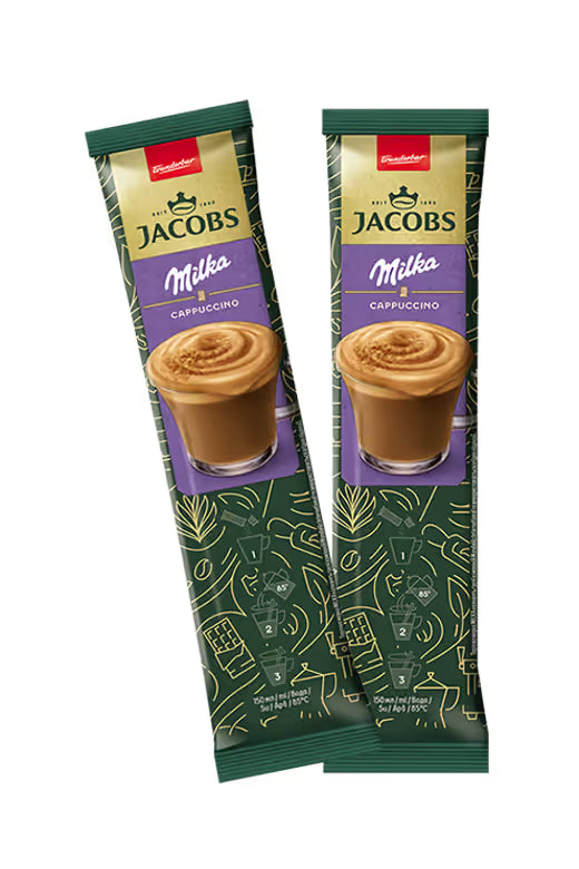 Jacobs Instant Coffee - MILKA Capuchino - Box of 10