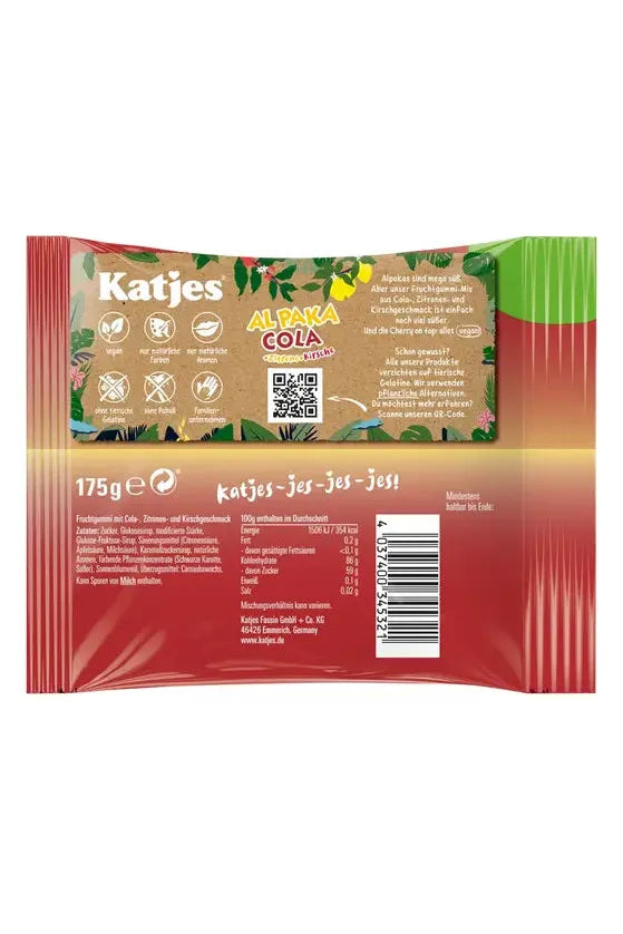 Katjes ALPAKA COLA - 100% Vegan Gummies - 175g