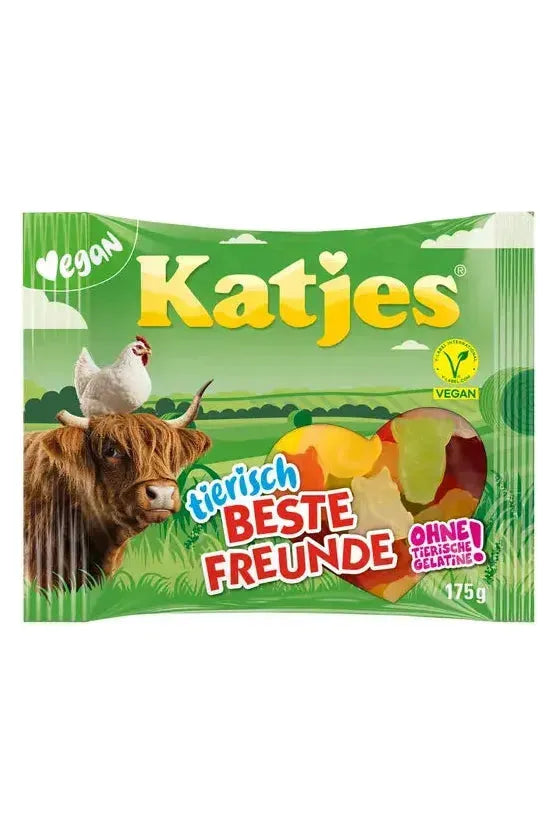 Katjes BESTE FREUNDE - 100% Vegan Gummies ANIMAL FRIENDS - 175g