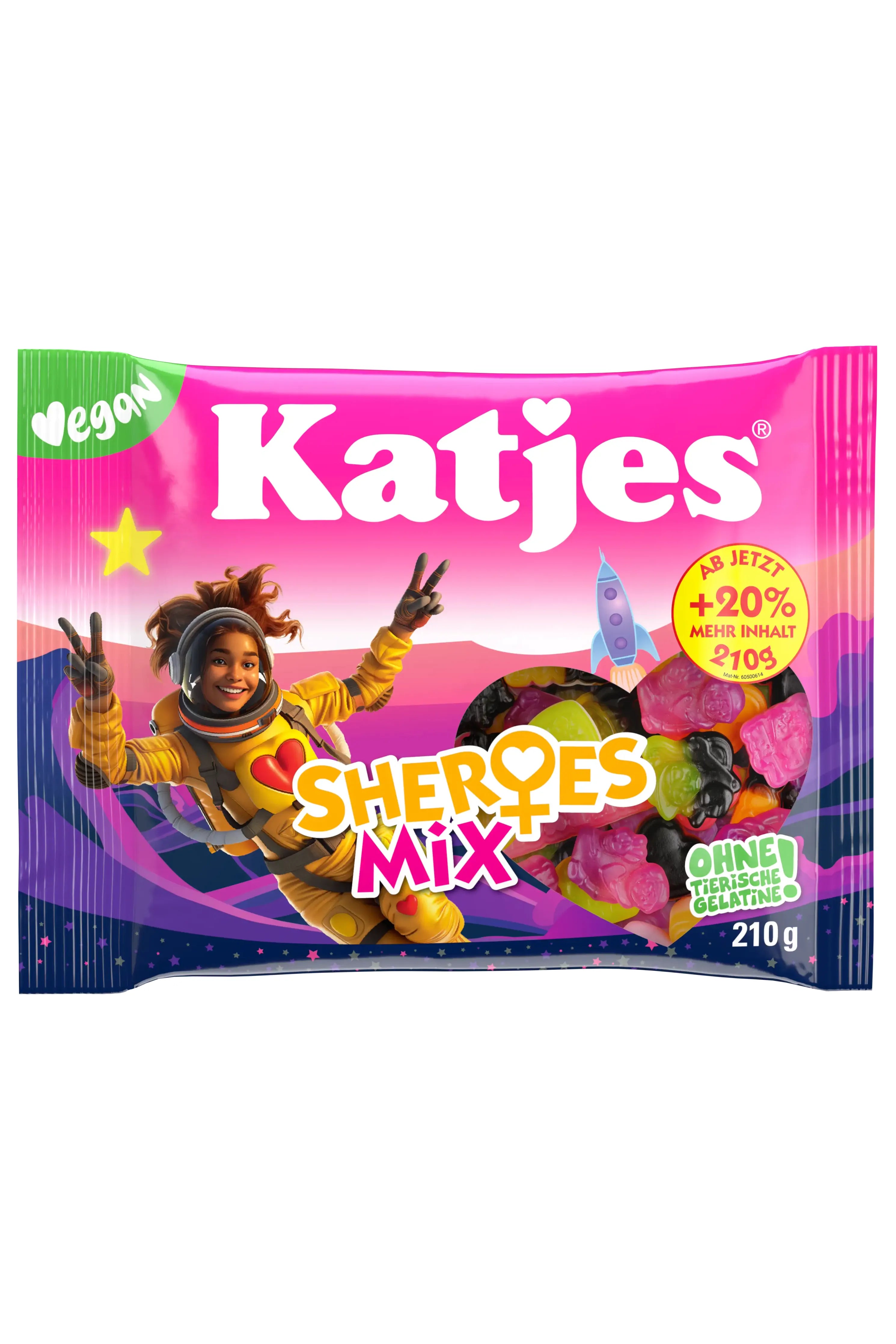 Katjes SHEROES Mix - Vegan Gummies - 175g