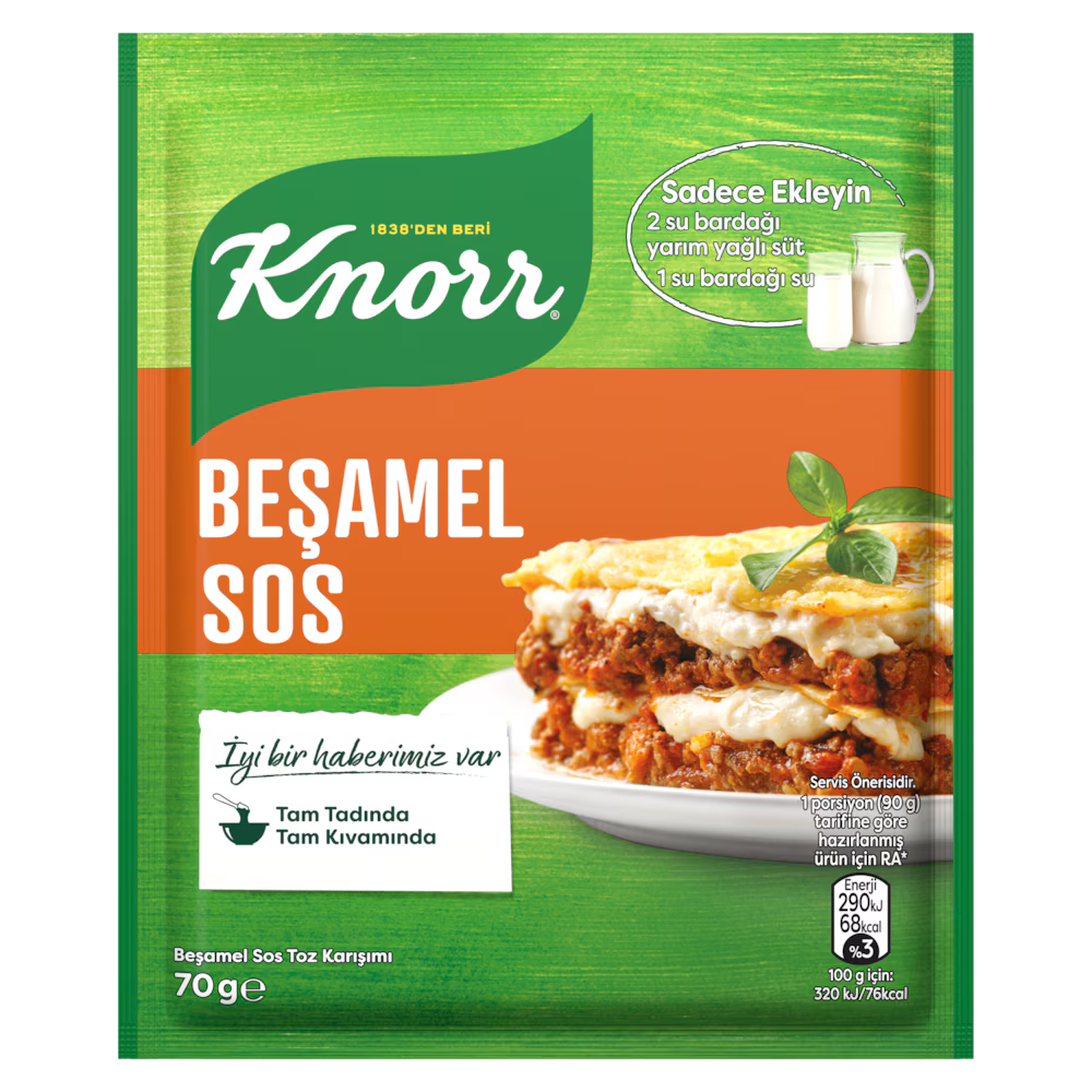 Knorr - BEŞAMEL SOS - Bechamel Sauce - 70g