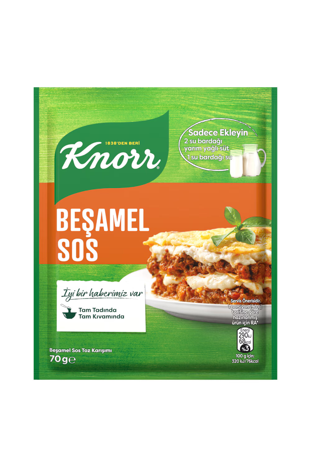 Knorr - BEŞAMEL SOS - Bechamel Sauce - 70g