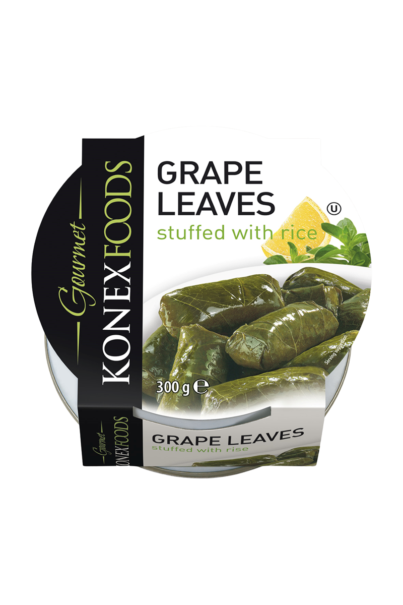 KONEX Foods - Gourmet Grape Leaves Stuffed with Rice - 280g
