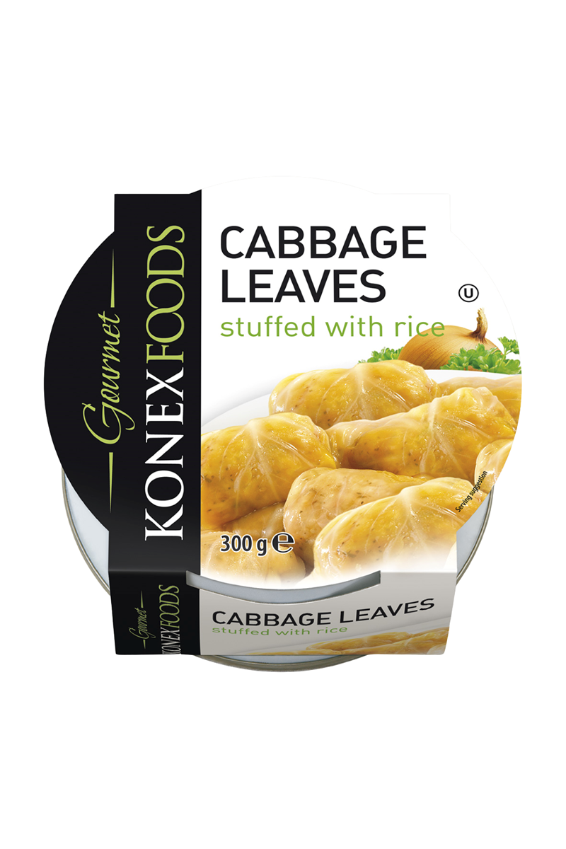 KONEX Foods - Gourmet Cabbage Leaves Stuffed with Rice - 300g