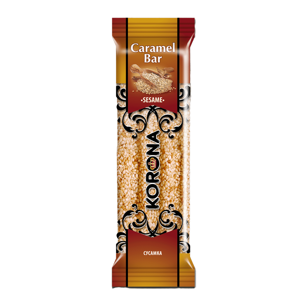 Korona Caramel Sesame Bar  - "SUSAMKA" - 60g