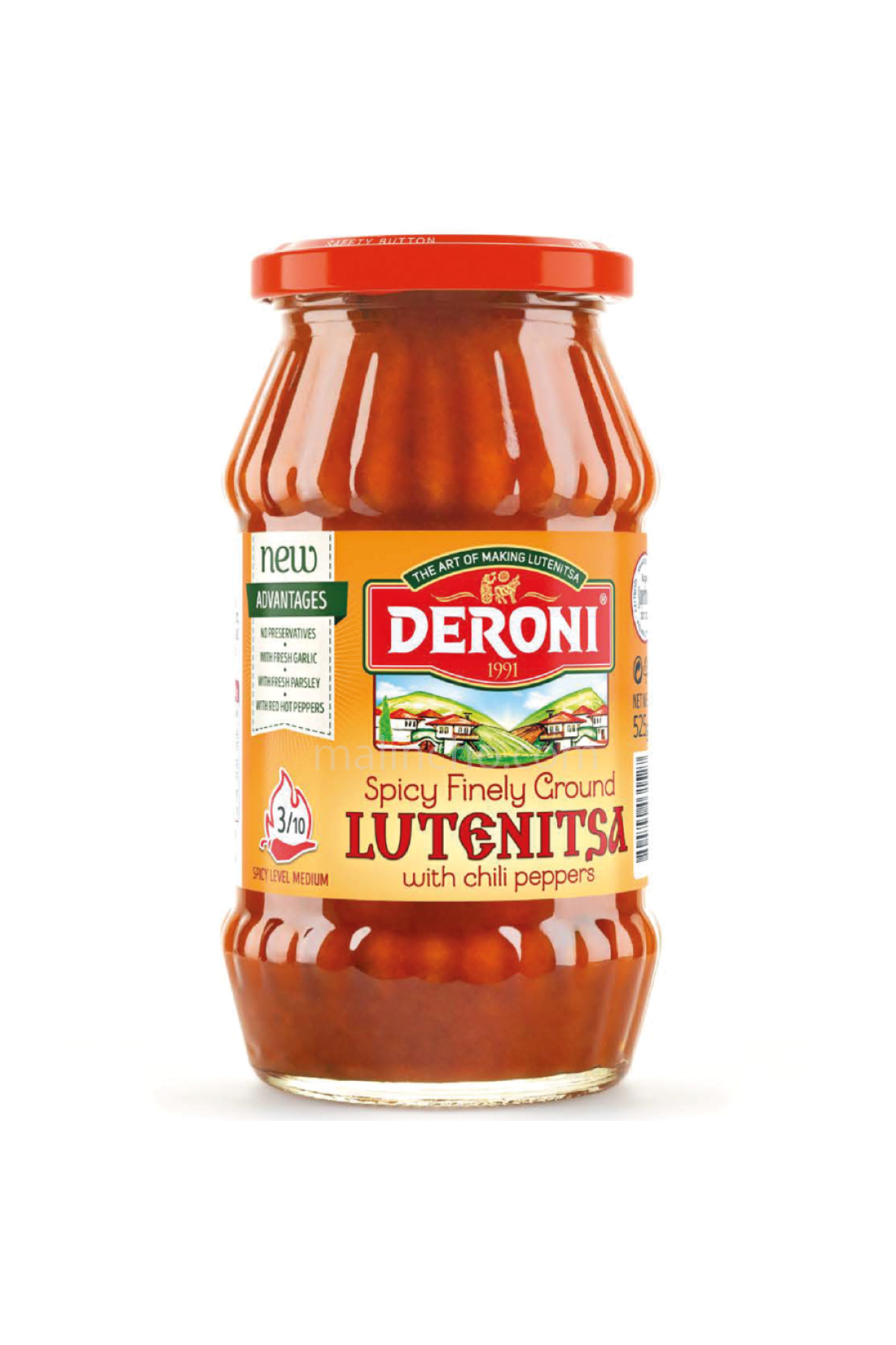 Deroni Lutenitsa - Spicy Finely Ground - 520g