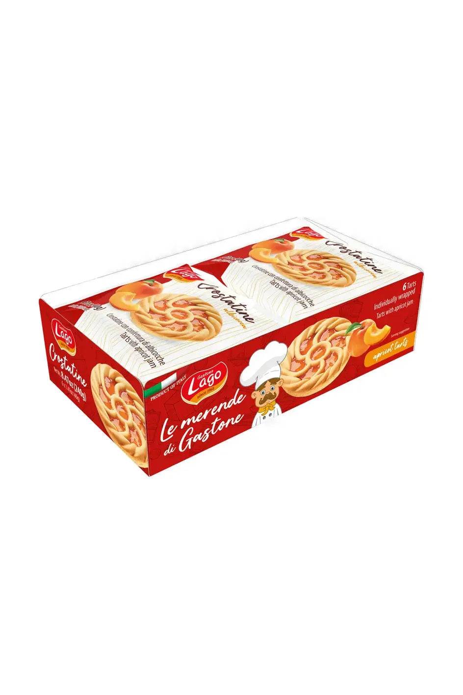 Lago Gastone - CROSTATINA - Tarts with Apricot Jam - 6pcs