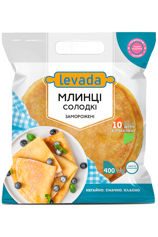 Sweet Frozen Crepes (BLINCHIKI) - Levada - 400g