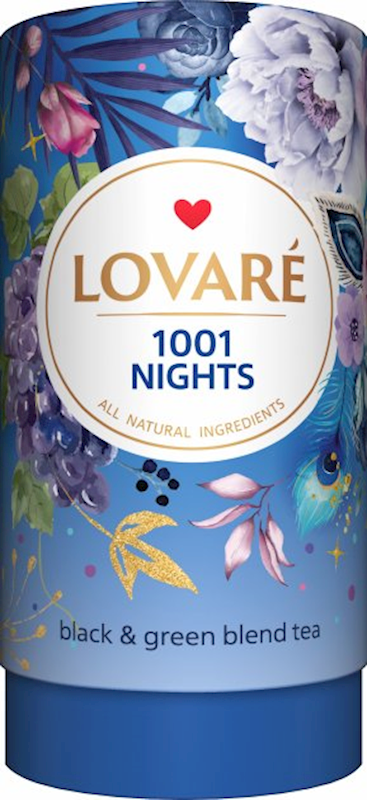 LOVARE Tea Tube - 1001 NIGHTS LOOSE TEA - 80g