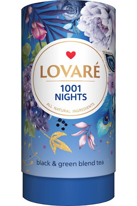 LOVARE Tea Tube - 1001 NIGHTS LOOSE TEA - 80g