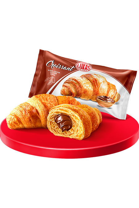 LUKAS - Croissant with COCOA CREAM Filling - 45g