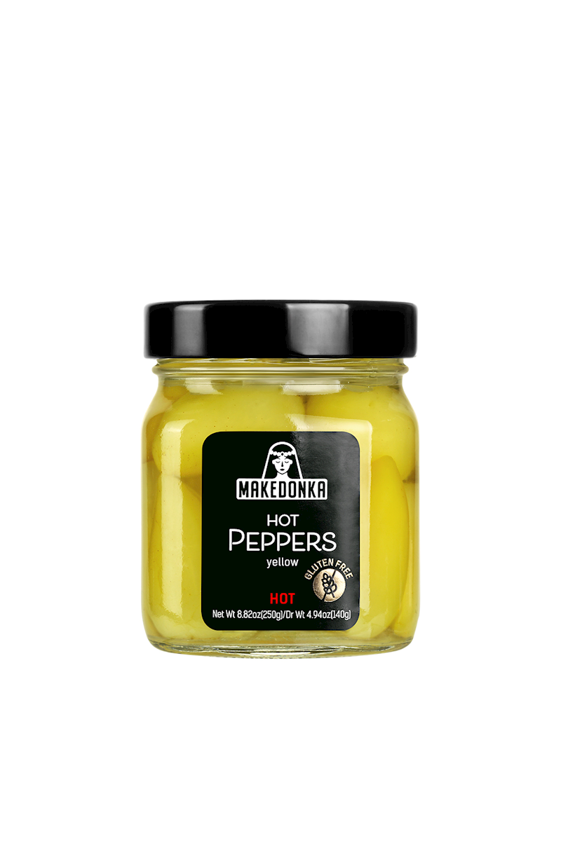 Makedonka - YELLOW HOT PEPPERS - 250g