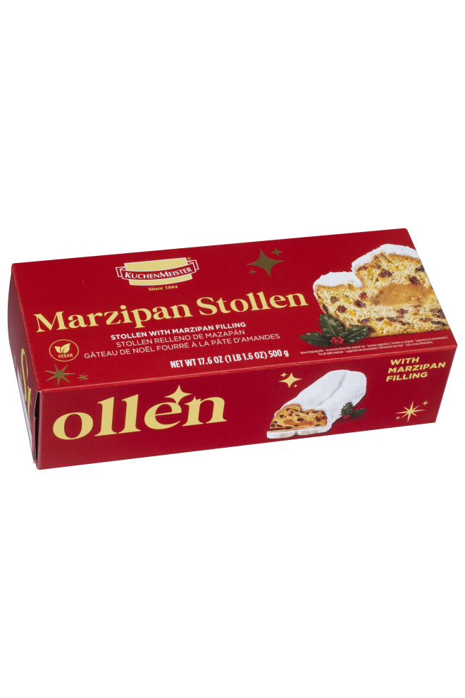 KUCHENMEISTER - Christmas Stollen with Raisins & MARZIPAN - 500g