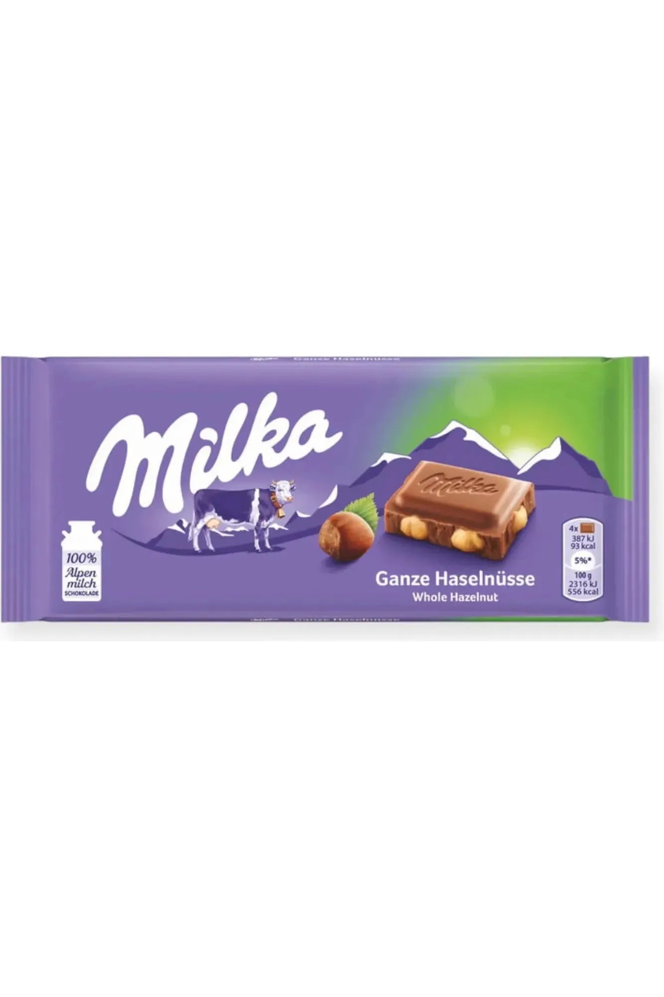 Milka Chocolate - Whole Hazelnuts - 100g