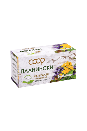 Bulgarian MOUNTAIN Tea - Bilkocoop - PLANINSKI - Best by 9.30.2024