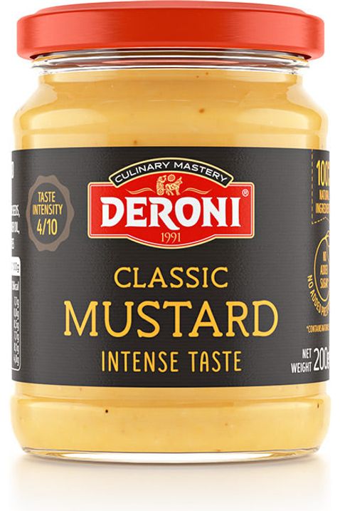 NEW! INTENSE TASTE Classic Mustard - DERONI - 200g