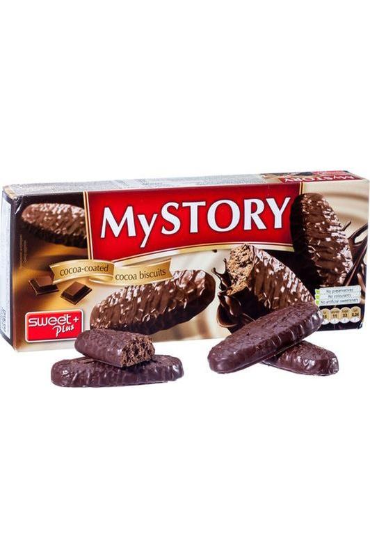 Cocoa Coated Biscuits - MY STORY - Sweet+