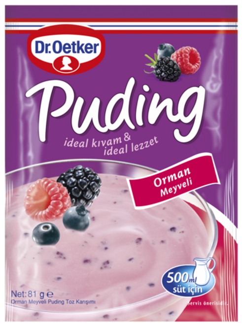 Dr. Oetker - Forest Fruit Pudding - 81g