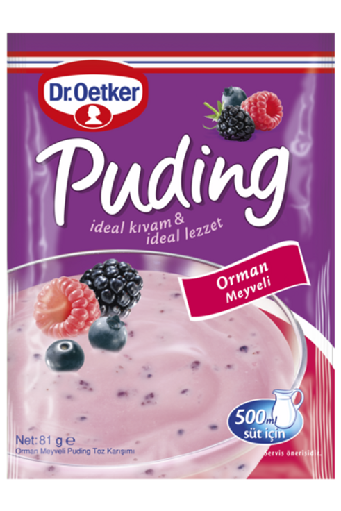 Dr. Oetker - Forest Fruit Pudding - 81g