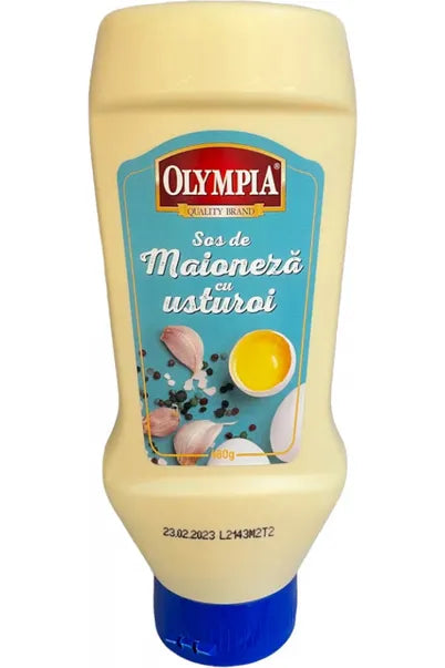 New! Olympia MAYONNAISE SAUCE with Garlic - 480g