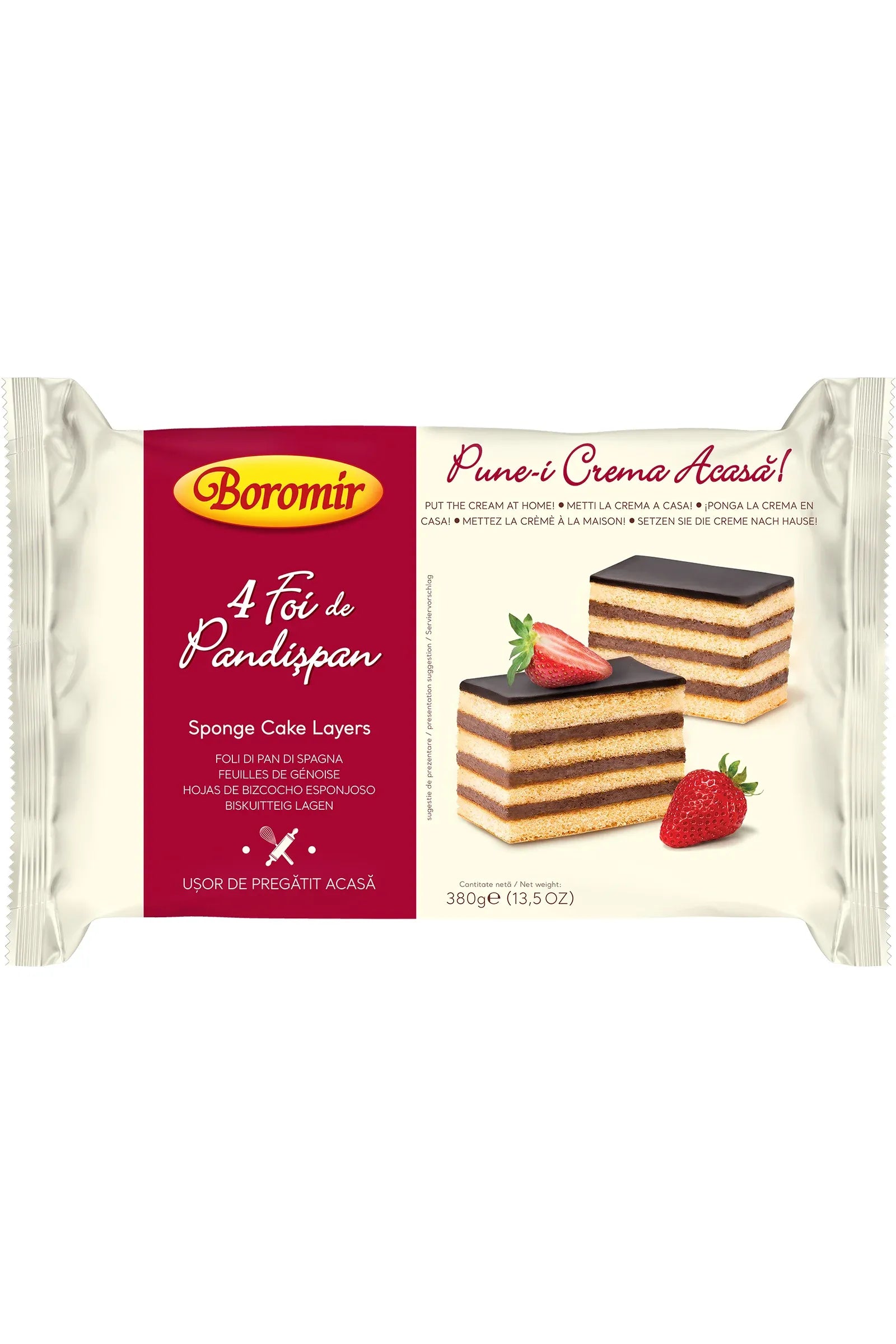 Boromir - Sponge Cake Sheets - 4 Foi de Pandispan