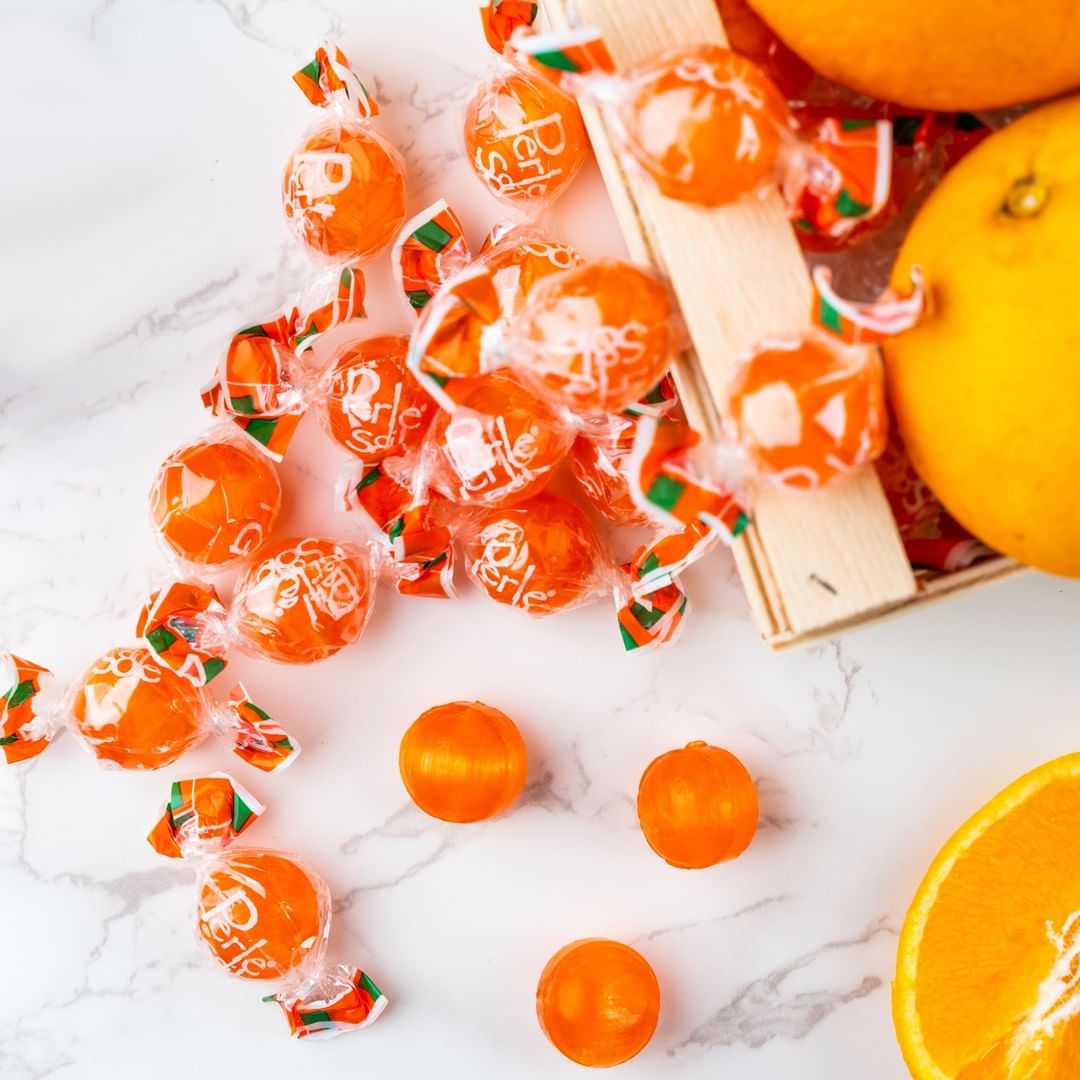 Perle di Sole Hard Candy from Sorento - ORANGE - 300g