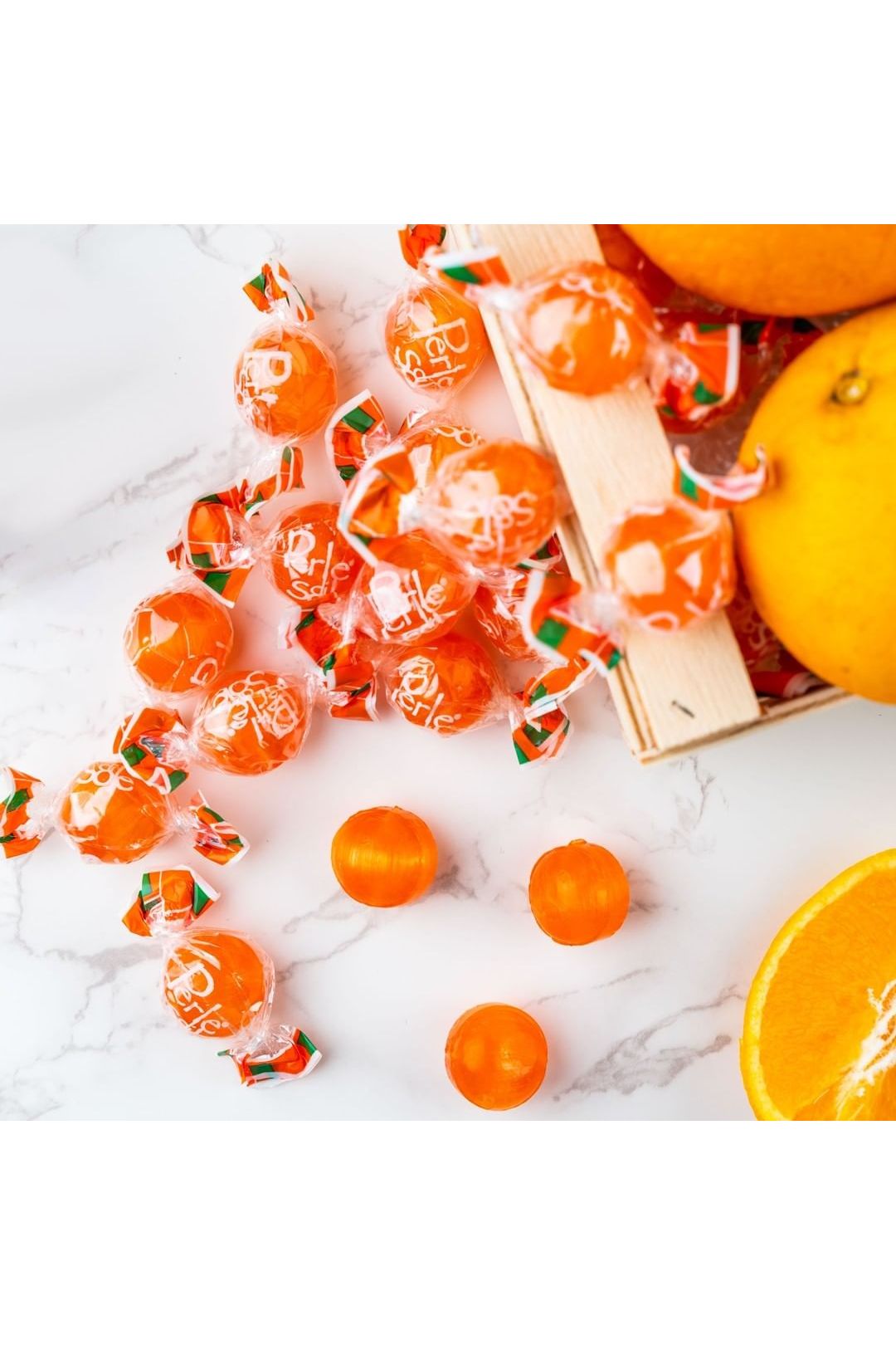 Perle di Sole Hard Candy from Sorento - ORANGE - 300g