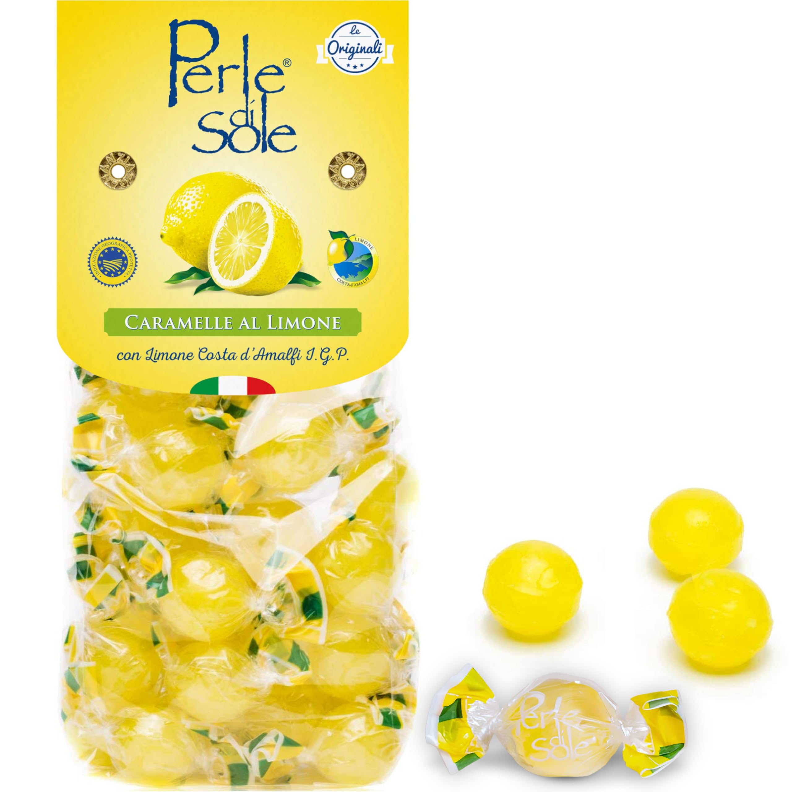 Perle di Sole Hard Candy from Sorento - LEMON - 300g