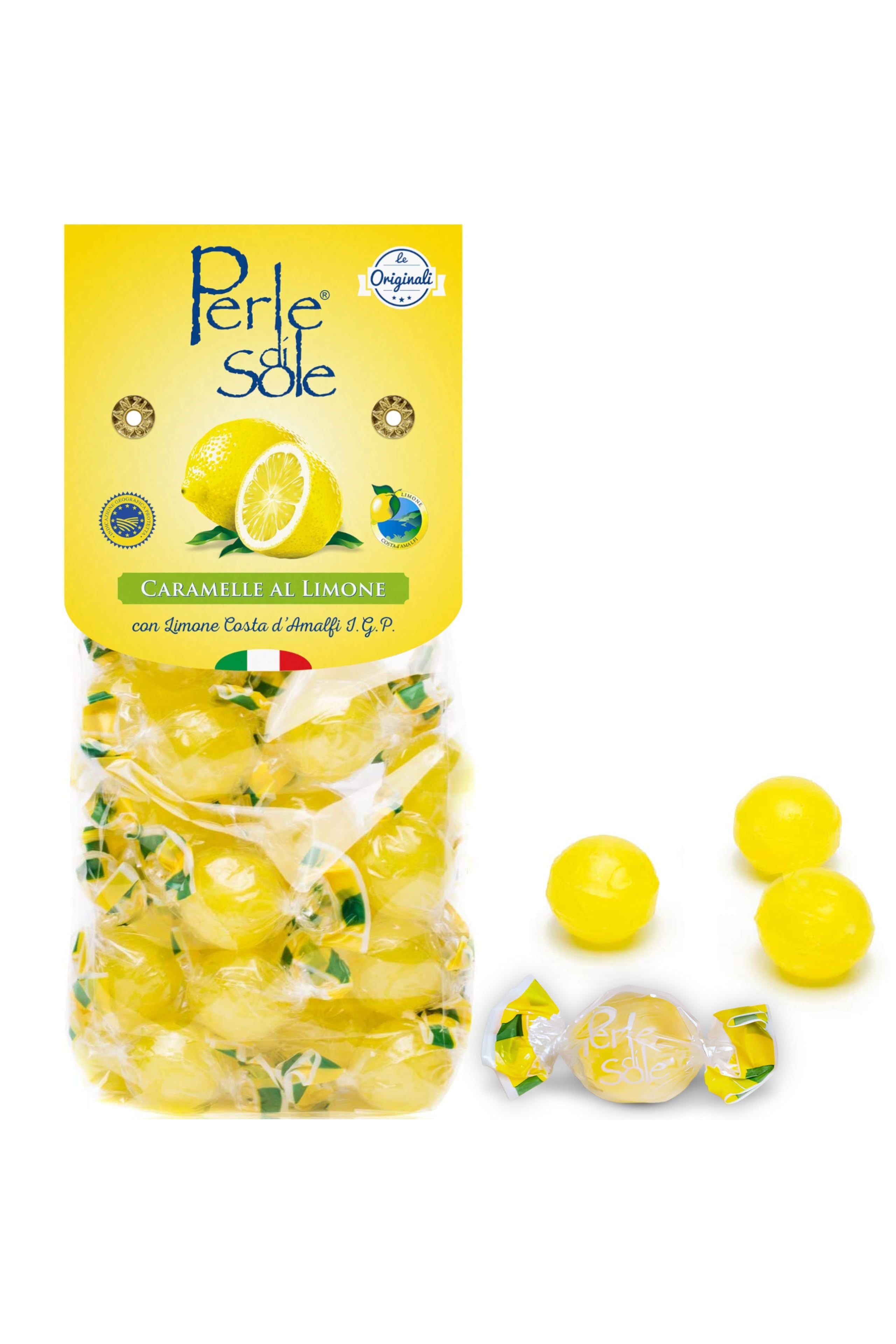 Perle di Sole Hard Candy from Sorento - LEMON - 300g