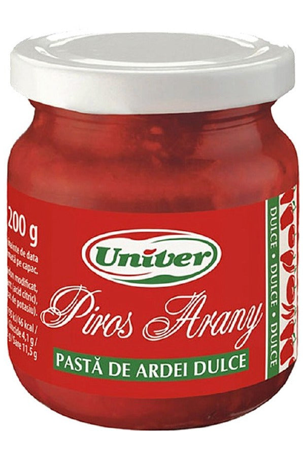 Red Pepper Paste SWEET - Piros Arany DULCE - UNIVER - 200G JAR