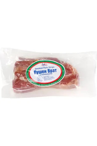 Bulgarian Traditional Smoked Pork Strips - PUSHEN VRAT - V&G Commerce