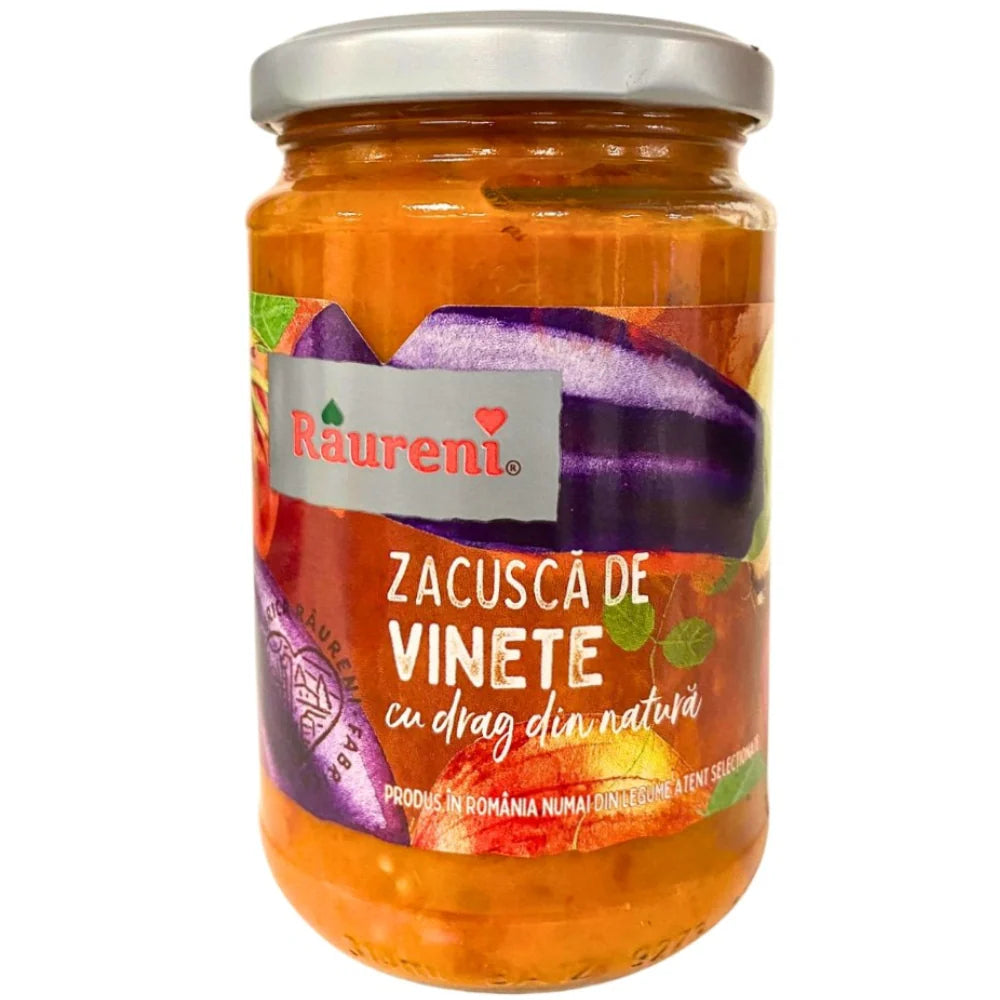 RAURENI - Romanian Eggplant Spread - Zacusca de Vinete - 300g