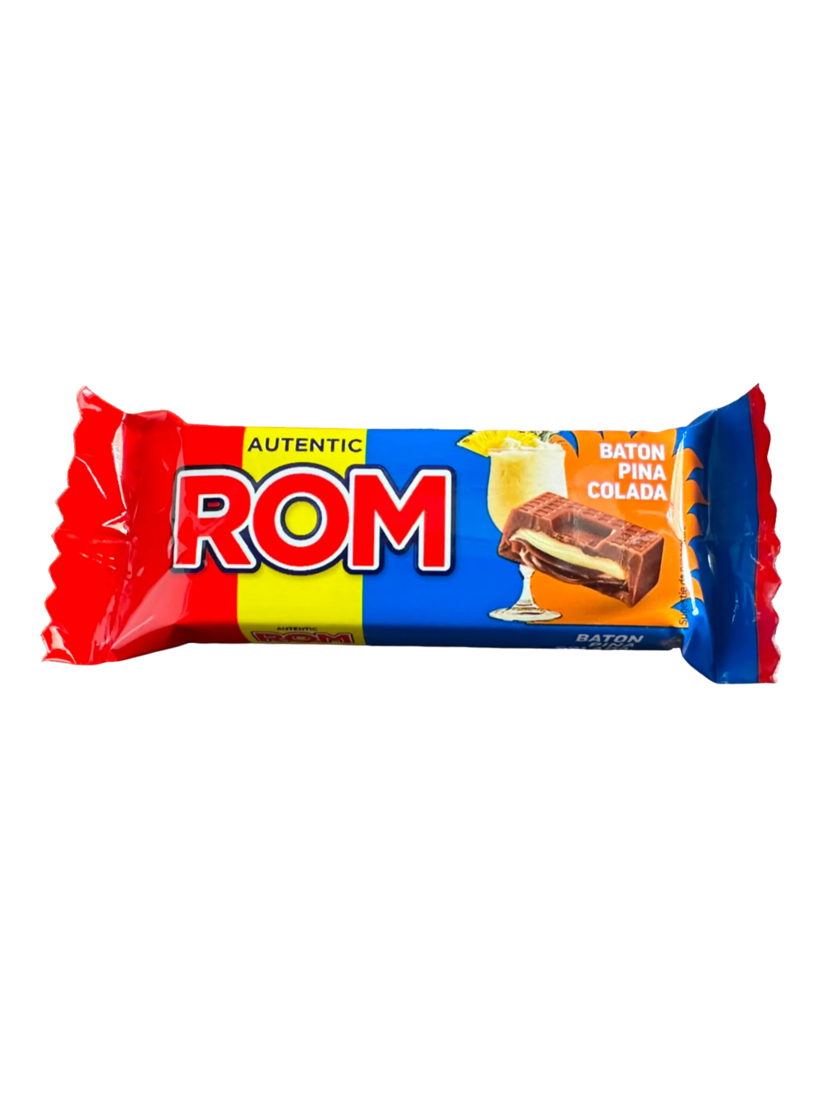 Autentic ROM - Chocolate Bar with PINA COLADA Filling - 30g