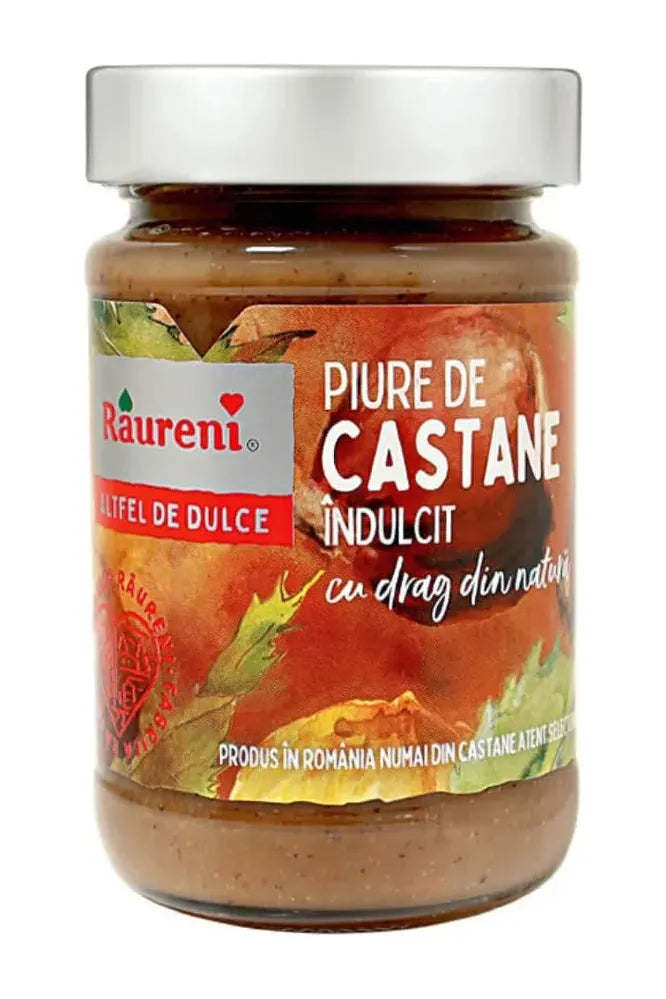 Sweetened Chestnut Puree - RAURENI - Pure de Castane Indulcit - 230g