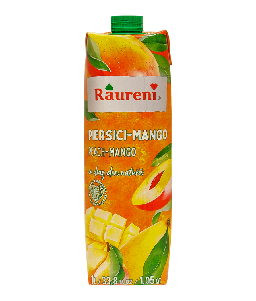 Raureni - PEACH - MANGO Nectar - 1L