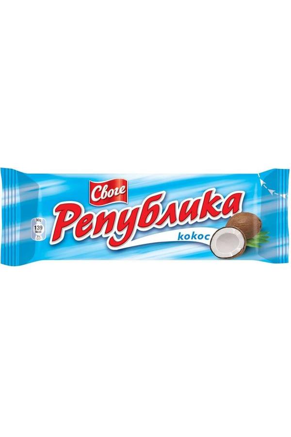 Bulgarian Chocolate Dessert Bar - Svoge - REPUBLICA - COCONUT