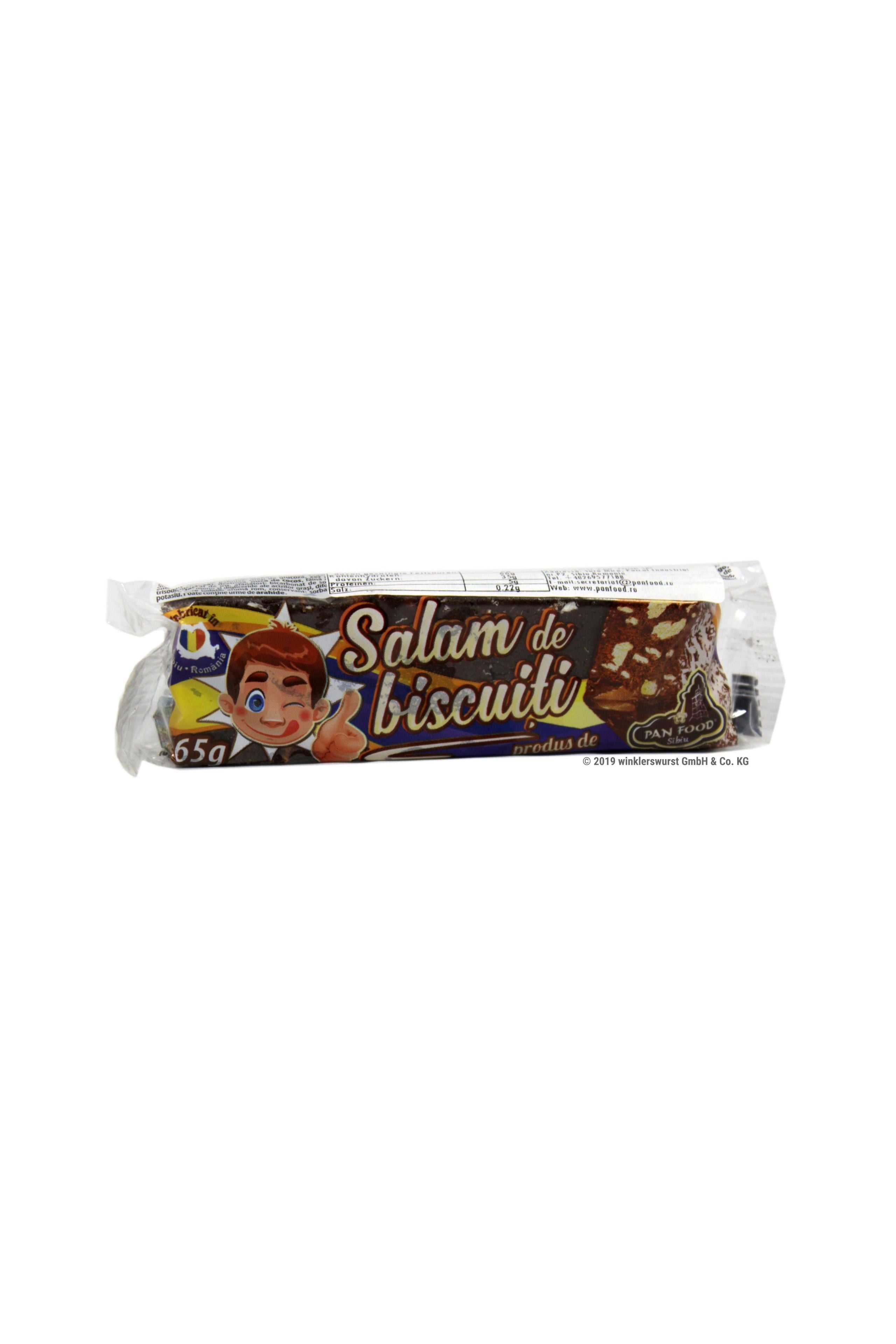 PanFood - SALAM De Biscuiti - Sweet Biscuit Roll - 65g