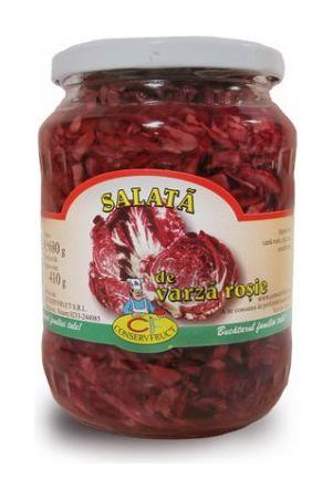 RED CABBAGE Salad - Sliced 680g - Salata de Varza Rosie - Conservfruct