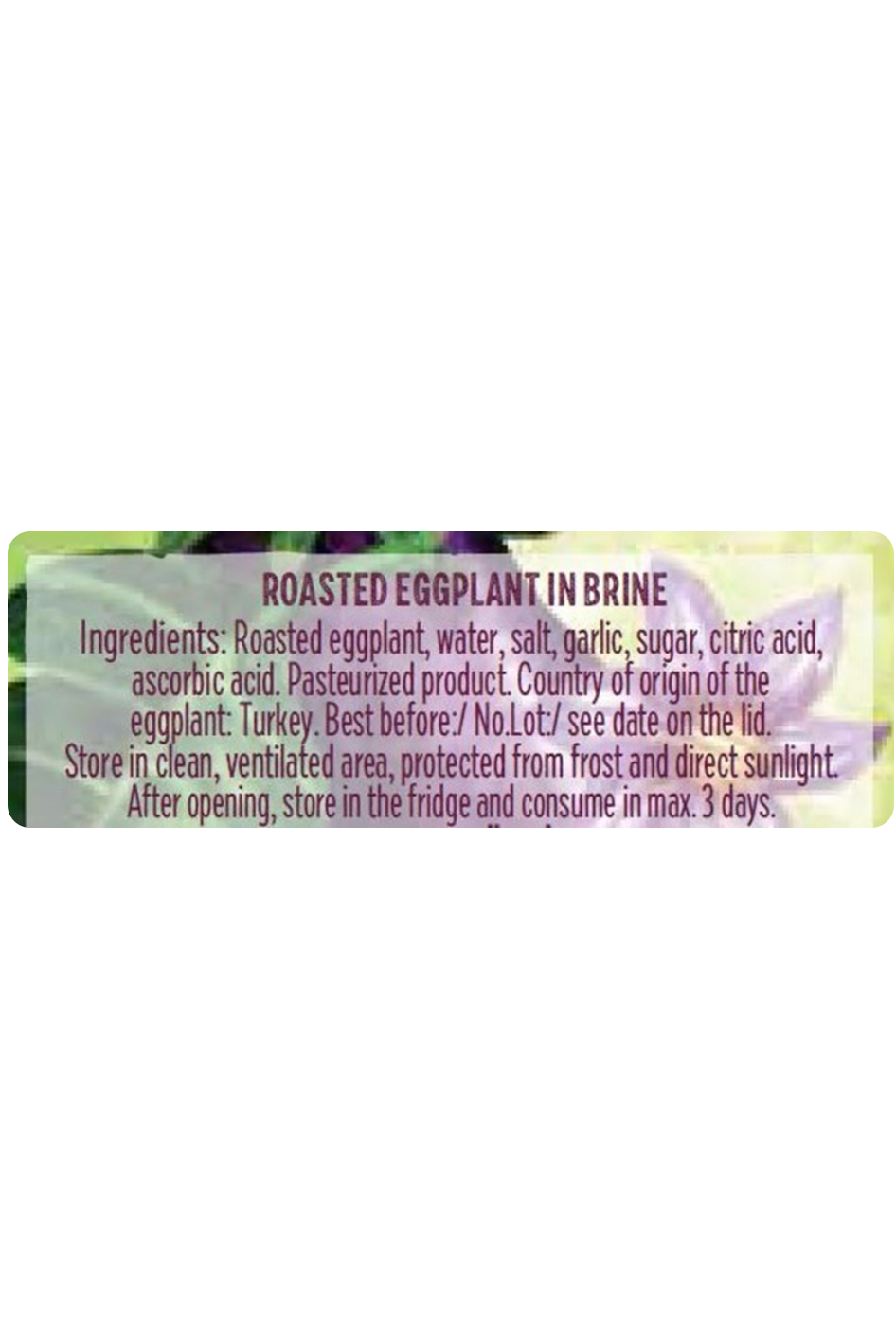 Raureni - ROASTED EGGPLANTS - Kosher - Vinete Coapte in Saramura 640g