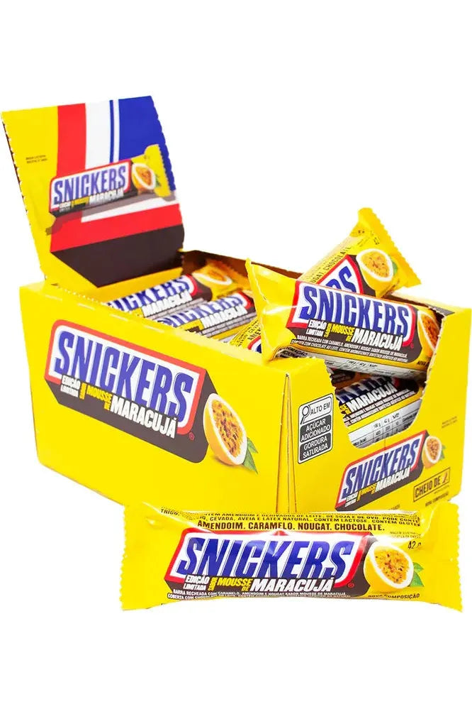 Snickers Mousse De Maracuja Flavor Single Bar - 42G LIMITED EDITION Passionfruit Mousse