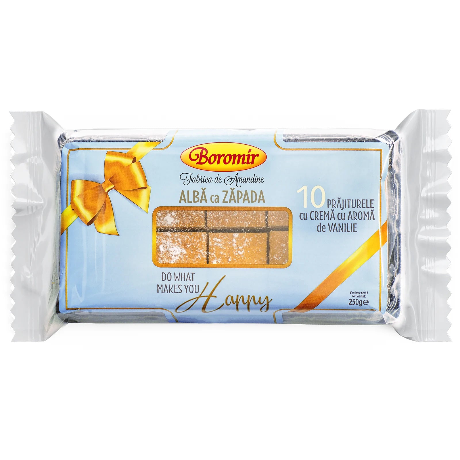 Boromir SNOW WHITE Cake Bars - 250g - Prăjitura Albă ca Zăpada